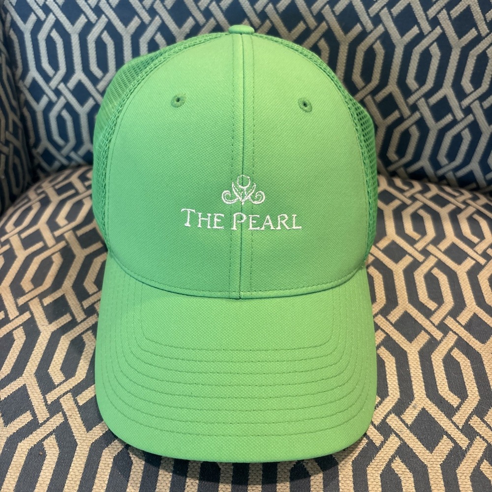 Nike Golf Flex Fit Hat Mesh Back Green "The Pearl" SZ L/XL Athletic Golf Sports